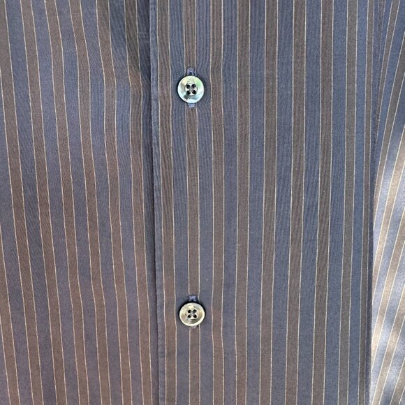 Hermes Long Sleeve Dress Shirt, Size 44/Neck 17.5 - Picture 6 of 17